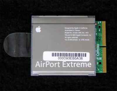Apple Airport Extreme Card PowerMac G4 G5, iMac G5, PowerBook G4, iBook ...