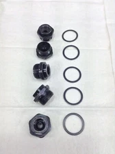 5PACK HOLLEY CARBURETOR FUEL INLET FITTING 5/16" Tube 1/2" INVERTED FLARE 7/8-20