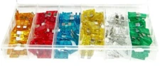 120pc AUTOMOTIVE CAR BLADE FUSE BOX ASSORTMENT FUSES TRUCK 5 10 15 20 25 30 AMP
