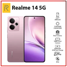 (New) Realme 14 5G 12GB+256GB PINK Dual SIM Global Ver. Android Cell Phone