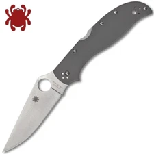 Spyderco Stretch 2 XL CRUWEAR Satin Plain Blade Gray G10 Handles C258GPGYCW