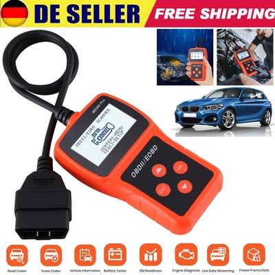 Auto Batterietester Digital PKW OBD KFZ Diagnosegerät Akku Testgerät KFZ Scanner