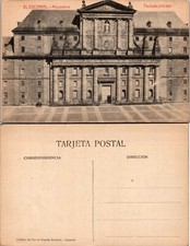 Postal Monasterio Fachada Principal El Escorial España