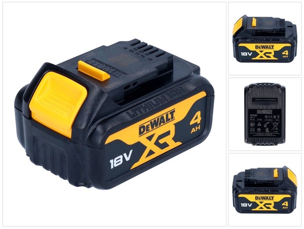 Dewalt Dcb 182 Akkupack 18 V 4,0 Ah Xr Li-Ion Akku - Mit Ladestandanzeige-image