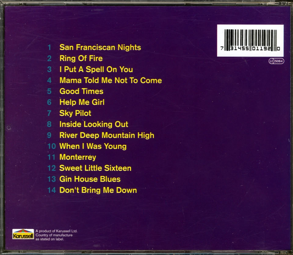 Eric Burdon And The Animals – Inside Out - CD - neuwertig - Bild 2 von 2