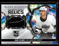 2020-21 Black Diamond Debut Relics Gabe Vilardi 347/399 #H1R2D