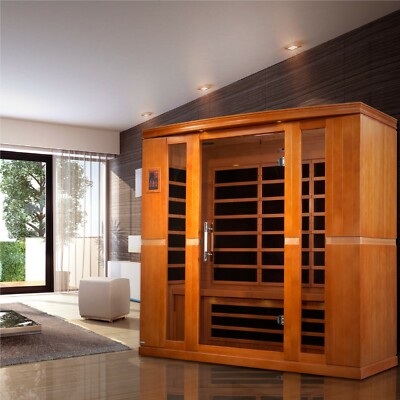 Dynamic 4 Per Far Infrared Sauna Bergamo Series, 8 Carbon Heating Panels Low EMF