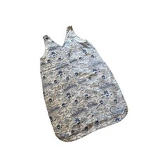 Old Navy small cotton blue white resort novelty retro vacation print dress prep