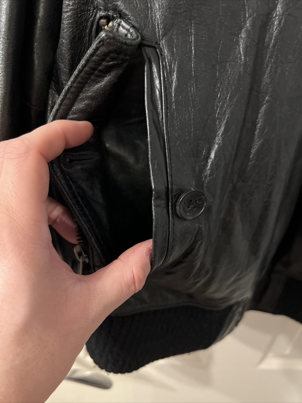 Vintage Full Circle Leather Jacket XL eBay