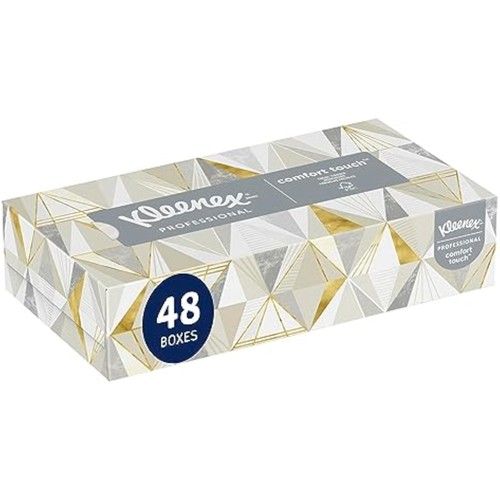 Kleenex® Professional Facial Tissues, Bulk (21606), 2Ply,Flat Facial