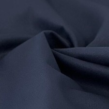 Navy Blue Twill Sewing Fabric .9 yd 64" diagonal rib durable Made in USA
