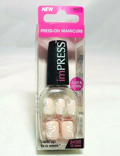 Kiss imPress Press-On Manicure 24 Nails Short In Bottle ~ Choose Your Style - Picture 37 of 37