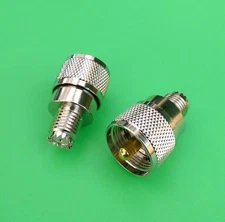 (1 PC) Mini UHF Female to UHF Male PL259 Connector - USA Seller