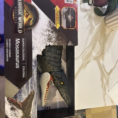  2024 Jurassic World Rebirth Super Colossal Mosasaurus Action Figure  