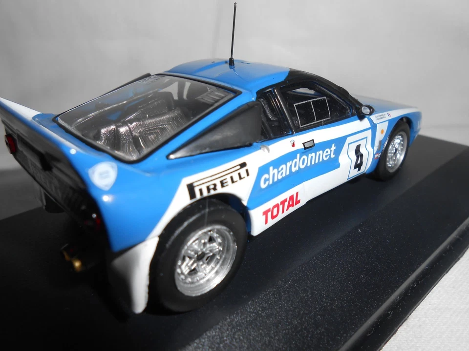 LANCIA 037 RALLY N°4 DU RALLYE DU VAR DE 1984 1/43ème - Photo 2/2