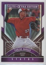 2015 Panini Elite Extra Edition Status Purple Die-Cut /150 Carlos Vargas 0b5