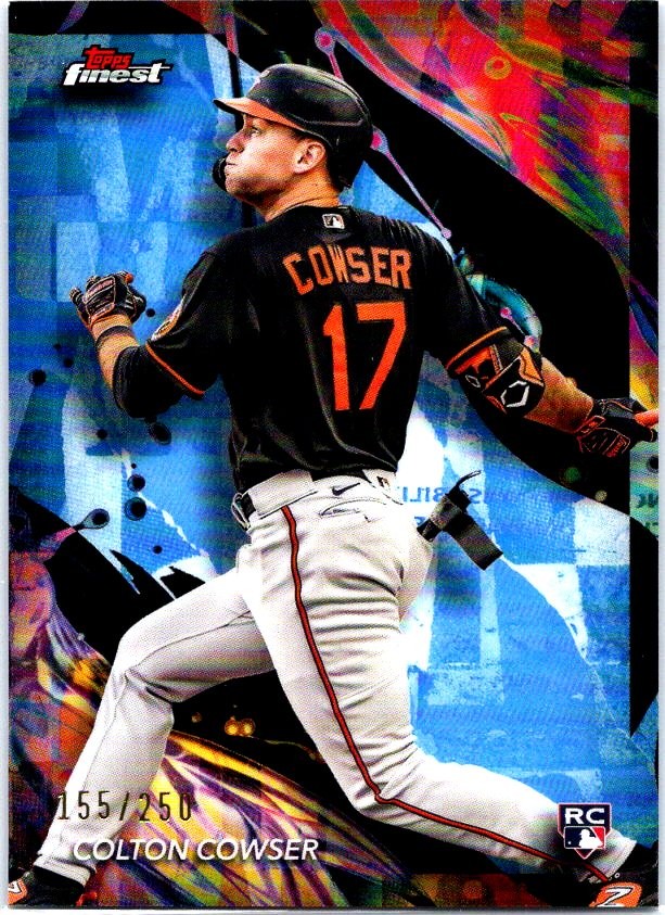 2024 Finest #111 Colton Cowser Sky Blue Refractors #/250