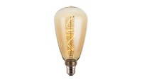 Enovalite LED Filament Leuchtmittel, Vintage, Pear, Amber, E27, 4W, 265Lm, 2200K