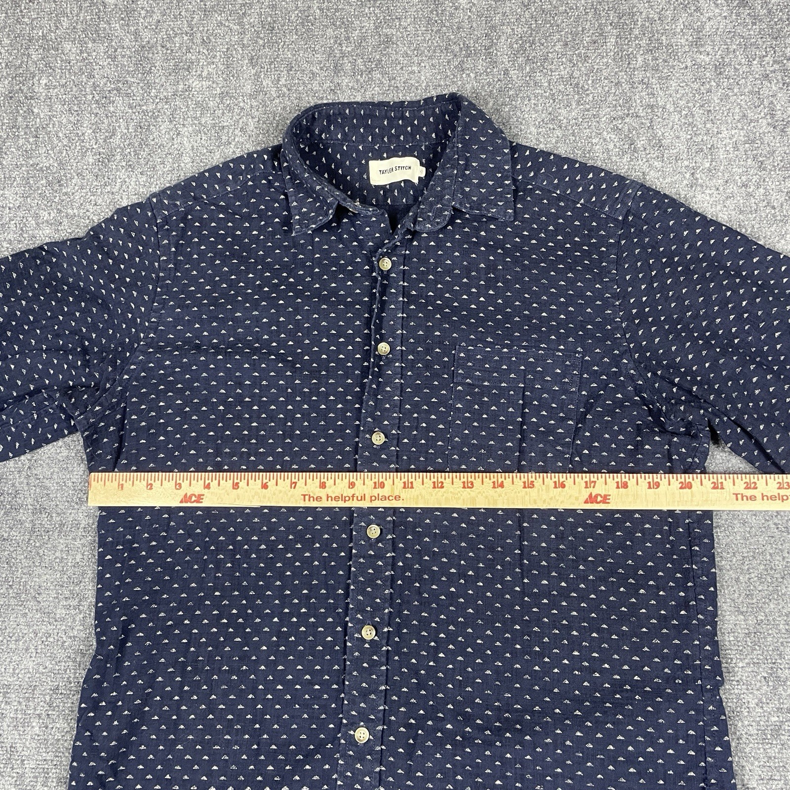 Taylor Stitch Button Down Up Cotton Pattern Shirt… - image 7