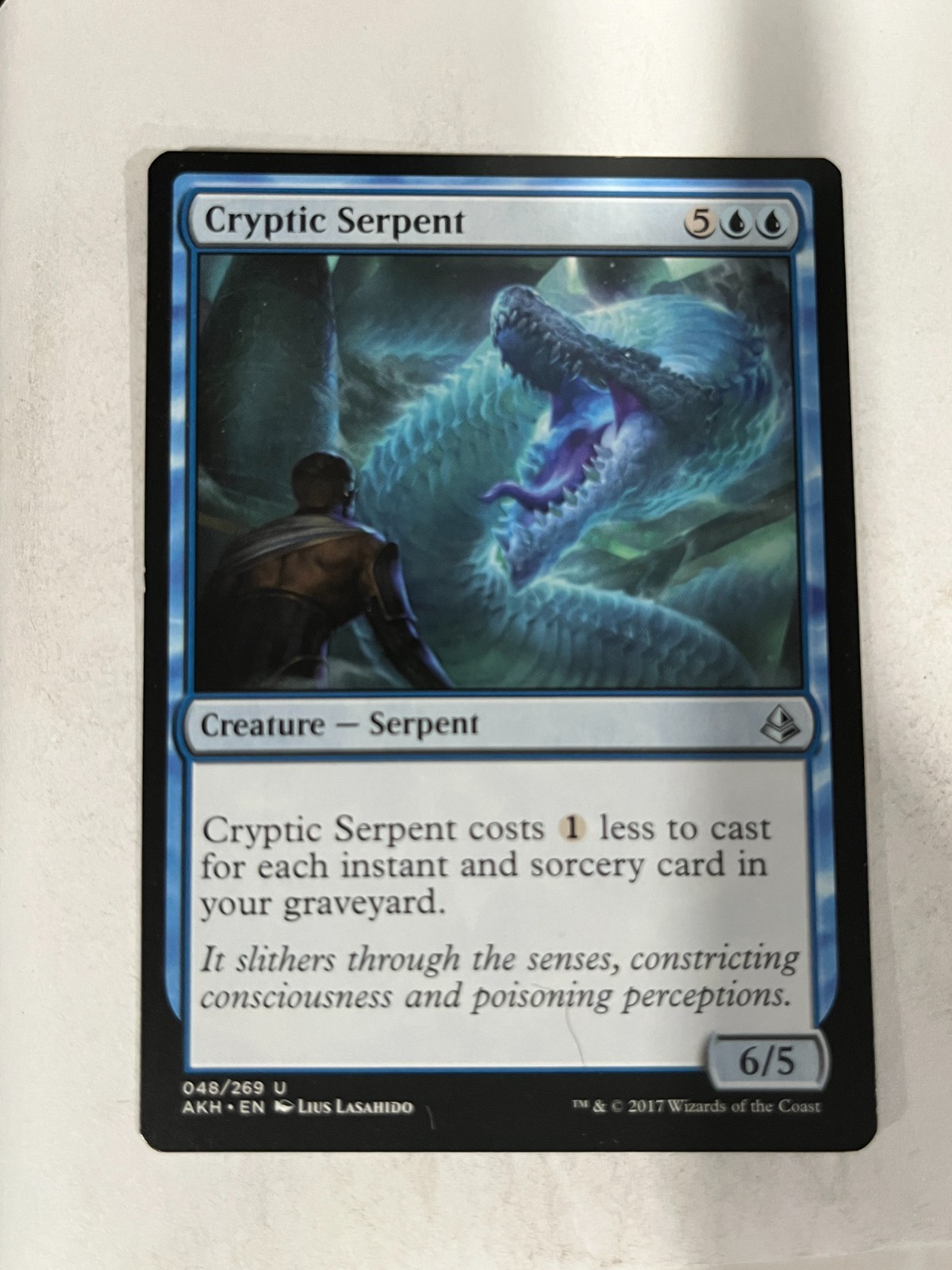 Cryptic Serpent - Amonkhet - Magic the Gathering MTG Nice!