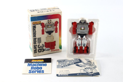Vtg 1984 Machine Robo MR-36 Blockhead GoBots Cement Mixer Bandai W/ Box