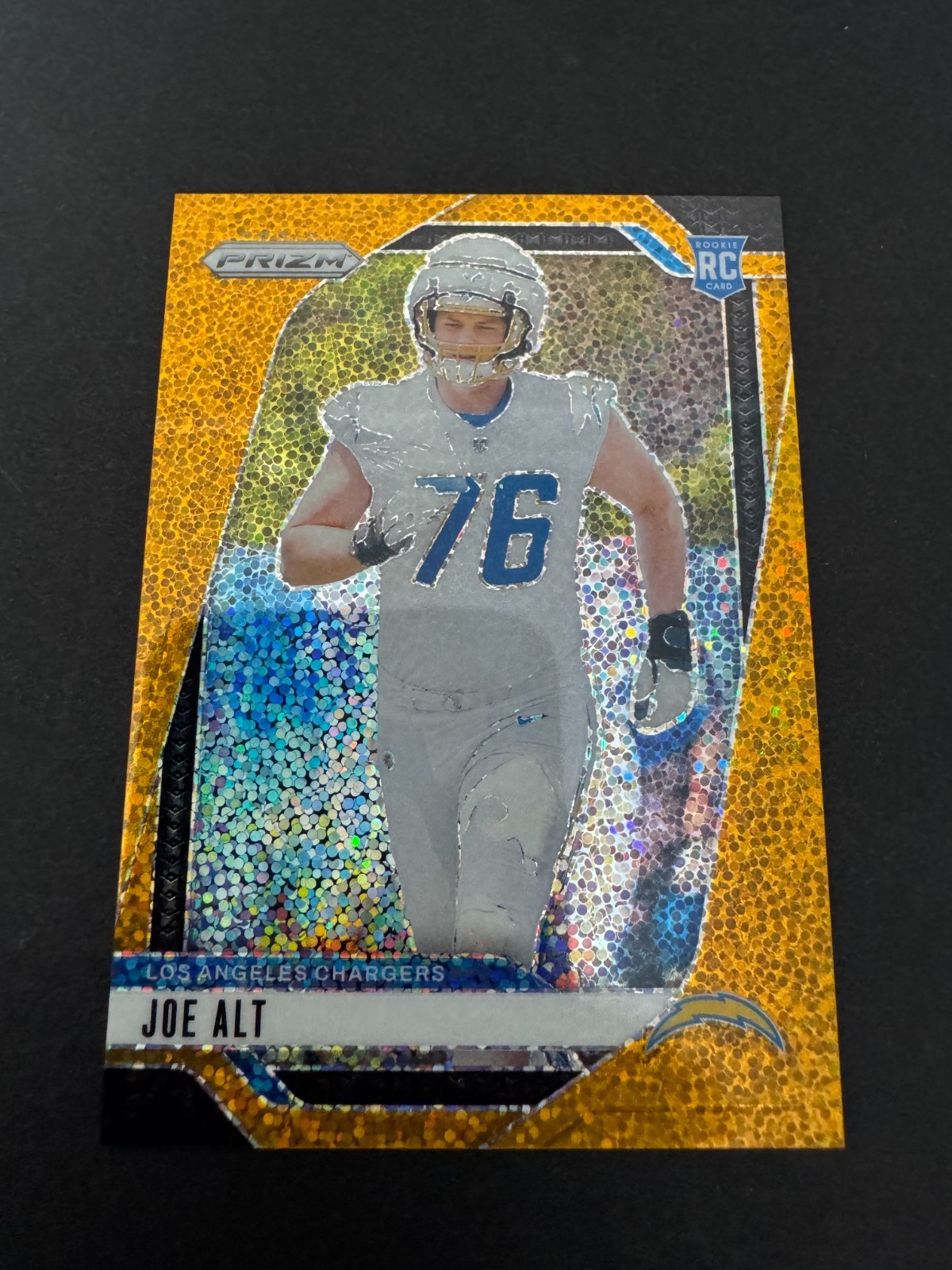 2024 Prizm Joe Alt RC Gold Sparkle Rookie /24 #353 Chargers