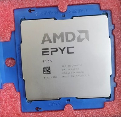 AMD EPYC 9135 CPU 16 cores 32 threads 3.65-4.3GHZ 200W 128MB