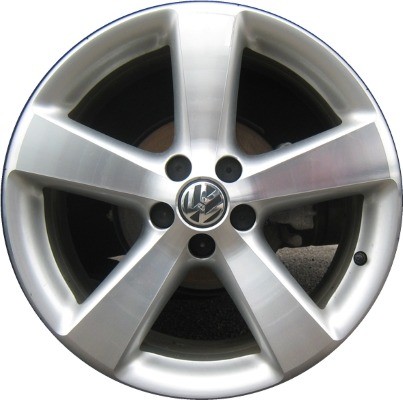 17" Volkswagen Beetle Wheel Rim Factory OEM 69817 2006-2009 Machined Silver - Picture 1 of 1