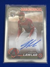 ⚾ 2024 Topps Chrome Baseball Rookie Auto #RA-JLA Jordan LAWLER ⚾