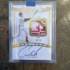 2024 Flawless Memorabilia Patch Autograph Gold Coby Mayo /10 R/C (Insane Patch)