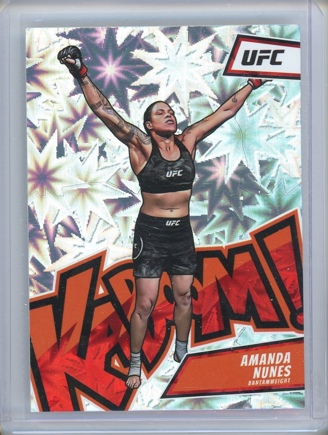 Amanda Nunes 2023 Panini Chronicles UFC Kaboom! #13 Case Hit Bantamweight