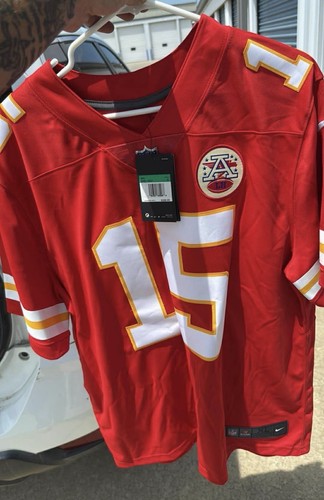 Nike NFL Kansas City Chiefs Patrick Mahomes #15 Men's XL Jersey Red/White/Yellow