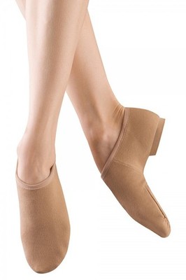 Phantom Stretch Canvas Jazz Shoes - US 7 - tan -  S0473L - Bloch - Jazzschuhe