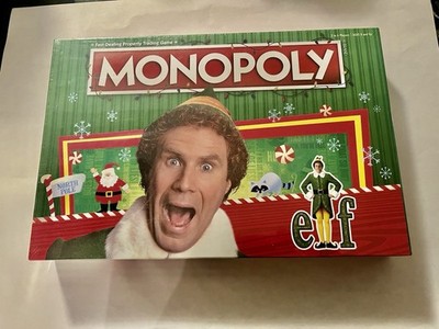 Monopoly Elf Board Game USAopoly USO54415 Brand New In Box