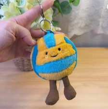 Amuseables Volleyball Plush Keychain Sport Bag Charm Cute Gift