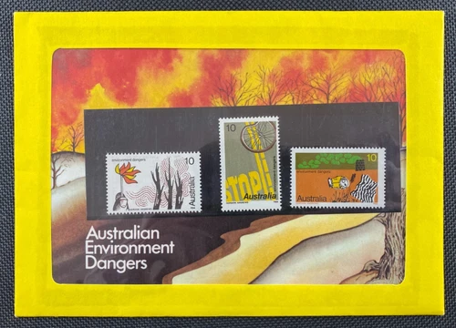 1974 Australian Environment Dangers Post Office Stamp Presentation Pack