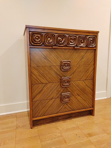 Witko Tiki Style Dresser Chest Mid Century Modern