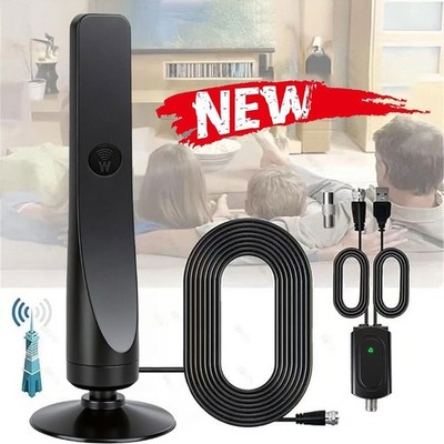 DVB-T2 Antenne Full HD TV Terrestrisch Aktiv Zimmerantenne 30dbi + 3Meter Kabel
