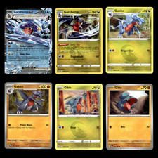 6x Garchomp ex Lot 38 Scarlet Violet Series Paradox Rift Pokemon Cards Set TCG