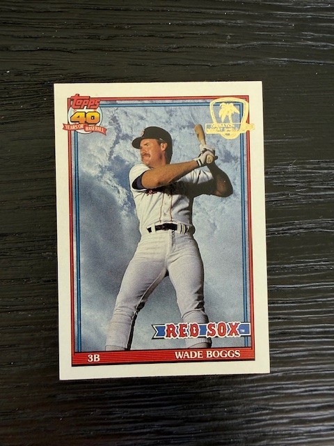 1991 Topps Desert Shield #450 Red Sox Wade Boggs MT
