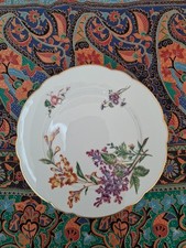 Teller auf Fuß Porzellan Luxus 19. Jh. Person Paris Floral Vintage 3/4