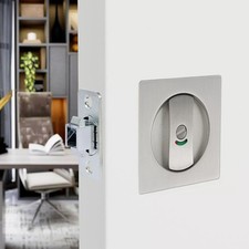 Sliding Door Lock Handles Toilet Bathroom Door Hook Privacy Pocket Privacy Turn