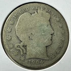 1904-O 50C Barber Half Dollar, Contains 0.3617oz of SILVER (87881)