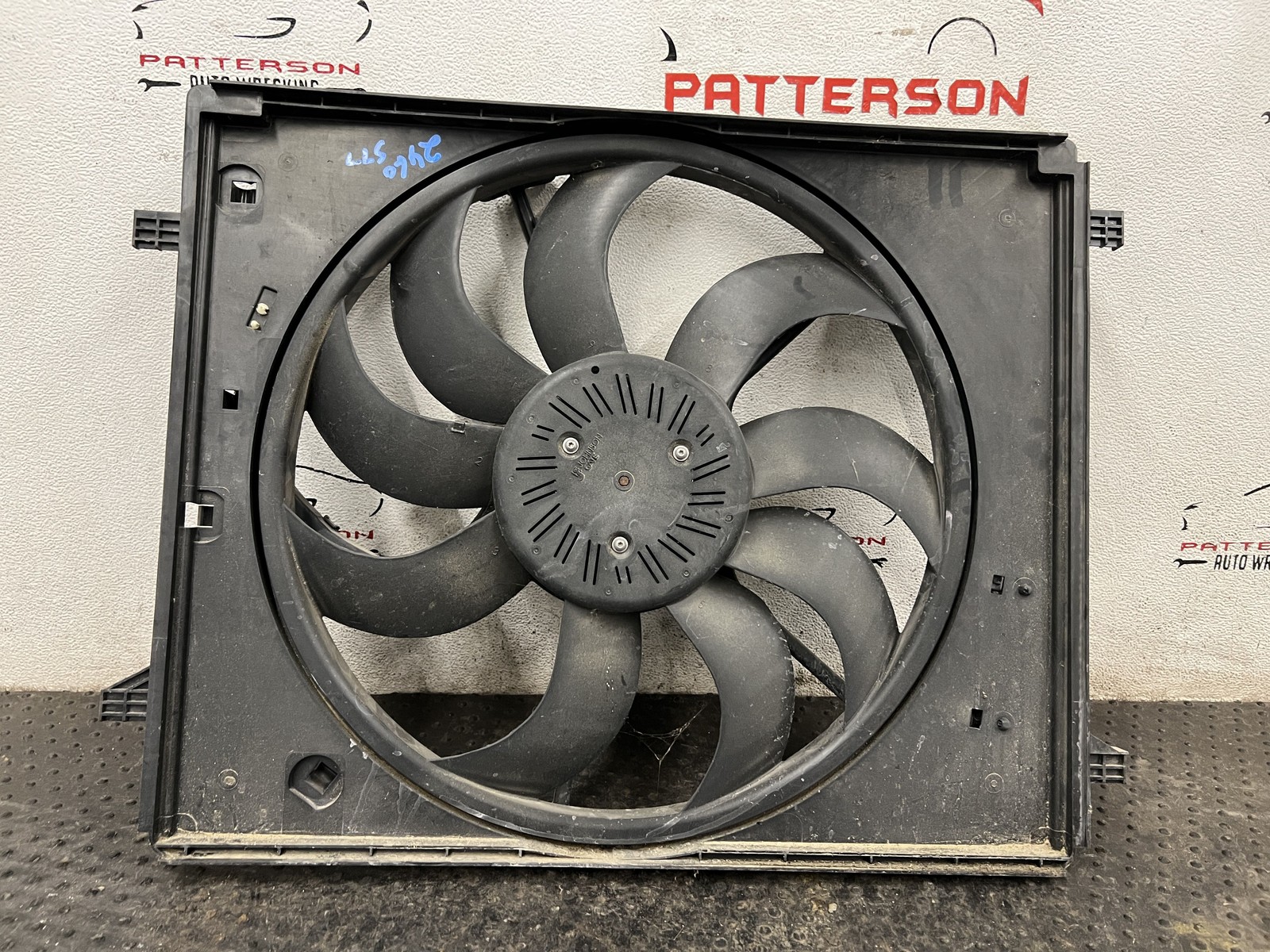 14-17 MASERATI GHIBLI 3.0 ELECTRIC COOLING RADIATOR & A/C CONDENSOR FAN MOTOR