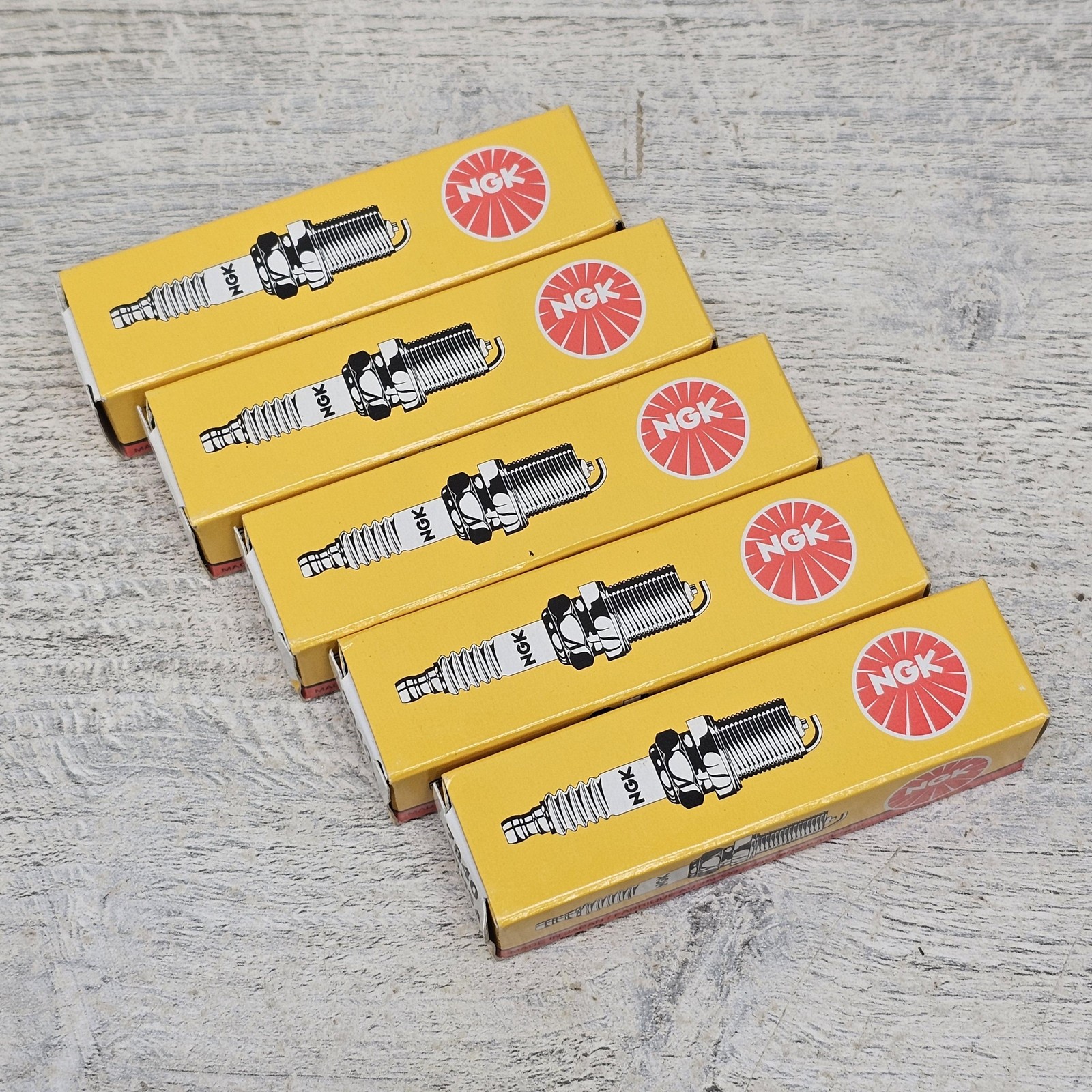 NGK CR5HSA 7840 Spark Plug Lot Of 5 Resistor Plugs Made In Japan Motorcycle ATV