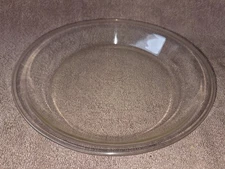 Vintage PYREX #210 DEEP Pie Plate 10.5" x 1 3/8" Clear Pie Dish w/Flat Rim, USA