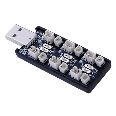1S LiPo-Akku USB-Ladegerät 3,7 V/4,2 V 6CH Micro JST 1,25 JST-PH 2,0 MCX MCPX