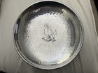Vintage 9” Aluminium Bowl with Rose-Buenium on bottom — photo 1