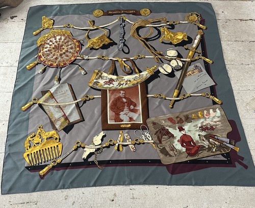 Vintage Hermès Silk Memoire d'Hermes Silk Scarf