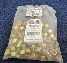 (QTY 100) 42310: Insert Lock Nut Nylon Grade 8 Steel 3/8"-16